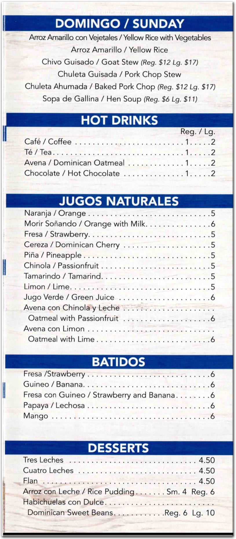 Our Foods
